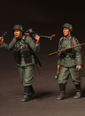 源模居GK树脂白模模型1/35 二战士兵 军事题材手办兵人军人296RQJ