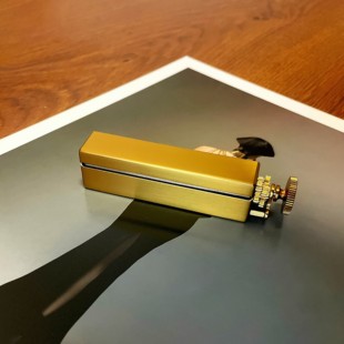 广利得第三代黄铜卷烟器6mm钛金拉丝家用手动卷烟器DIY爱好者推荐