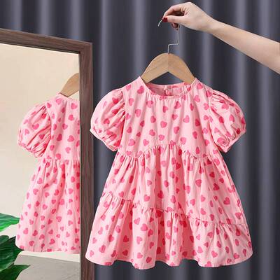 Fashionable girls' dresses summer dresses magnanimous love s