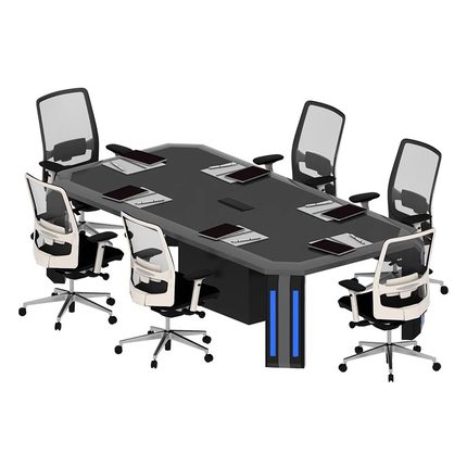 烤漆控制台 监控操作台 培训桌会议桌指挥调度台弧形工作台会议