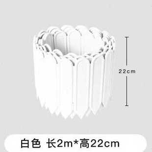 新花园围栏栅栏户外护栏小篱笆菜园花坛隔断草坪花圃围边挡土塑品