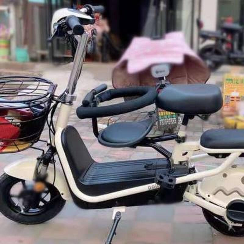 现货亲子电动车前置座椅围栏婴儿座椅护栏儿童前置座椅婴儿安全可