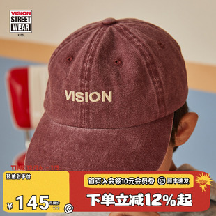 VISION 配饰复古做旧水洗软顶棒球帽鸭舌帽子男女儿童 KIDS