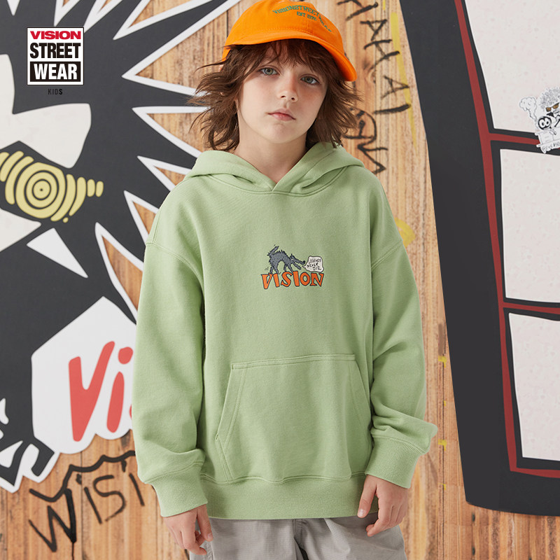VISION复古连帽卫衣