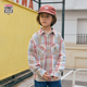 复古宽松格纹工装 美式 长袖 衬衫 VISION 外套秋冬男女儿童童装 KIDS