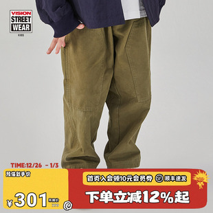 运动长裤 VISION 男女儿童宽松舒适棉质工装 童装 KIDS