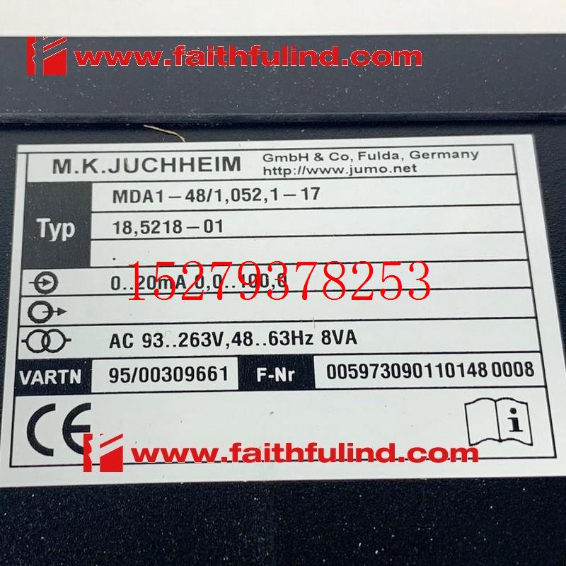 议价Jumo00309661久茂全新温控器MDA1-48/1-052-1-17