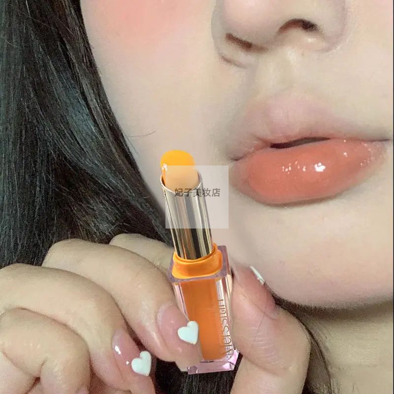 Merssitin温感变色口红不掉色不沾杯纯欲白开水保湿滋润唇膏