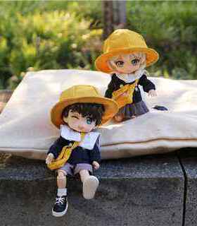 哈乐动漫ob11娃衣幼稚园少儿12分素体可穿bjd娃娃配件现货可