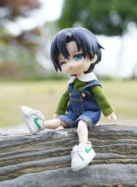 哈乐动漫ob11娃衣光面长袖T恤12分素体可穿bjd娃娃衣服现货可