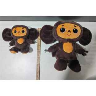 跨境俄罗斯大脸猴大耳朵猴公仔Cheburashka Monkey Plush毛绒玩具