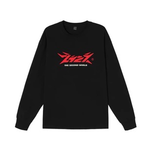 2727WORLD 法老同款经典logo基础长袖T恤打底衫内搭 美式复古街头