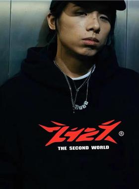 2727WORLD 法老同款 SS21 经典爱心连帽卫衣宽松套头多色休闲秋款