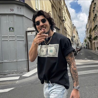 (现货)关闭周日 赎罪券 美式夏季复古T恤男女情侣纯棉圆领短袖