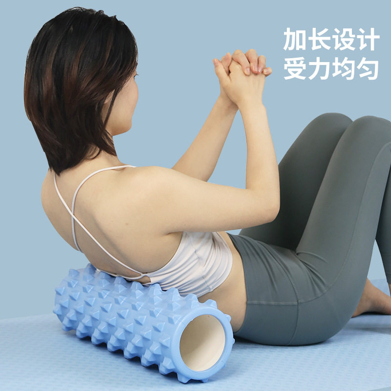 三梵健身泡沫轴瑜伽柱狼牙棒肌肉放松滚轴腿部琅琊棒棍滚筒按轴