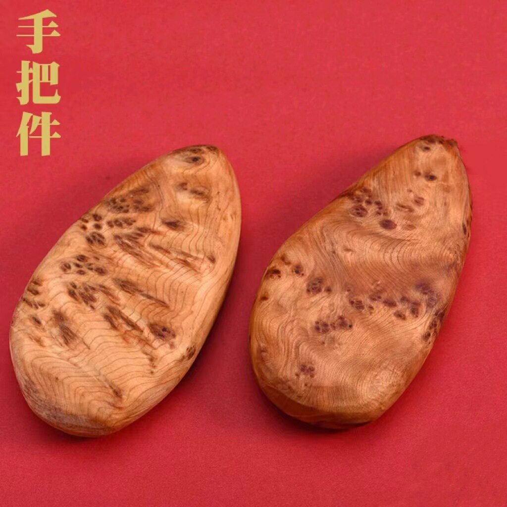 崖柏手把件留疤木质留疤款崖柏把玩件随形工艺文玩摆件