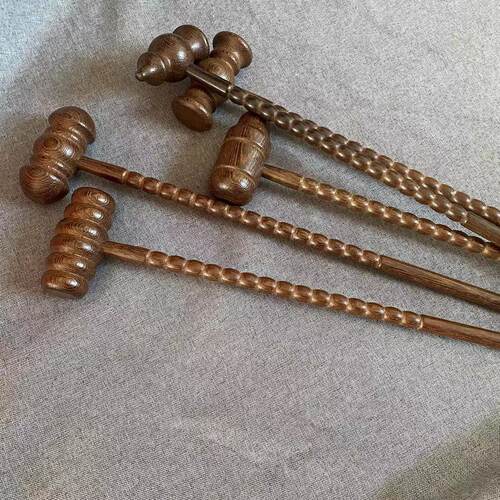 木质按锤敲打按器足疗锤子实木养生敲背捶穴位拍打经络锤