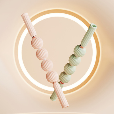 按棒狼牙棒滚轴肌肉放松神器瘦小腿筋膜深度痛点力度滚轮按器