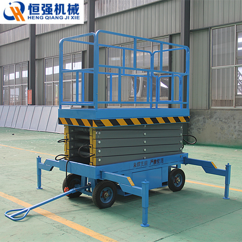 升高10米液压升降平台载重500公斤 高空作业车 移动剪刀叉升降机