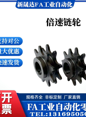 倍速链条2.5倍速链轮WESP3.4.5主动轮从动轮BS25 C206BC208AC210A