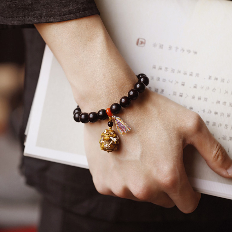 文玩小叶紫檀手串10mm女士