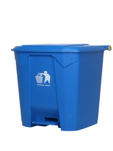星工脚踏垃圾桶工业商用大号环保垃圾桶商场脚踩塑料垃圾 新品 新款