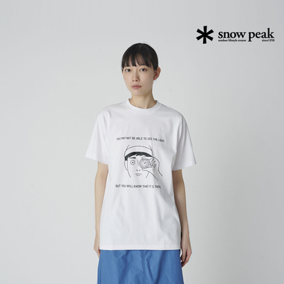 snowpeak雪峰2025春夏复古印花Lantern T恤圆领休闲短袖男女款