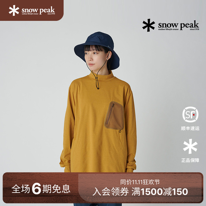 SnowPeak雪峰户外休闲圆领长袖