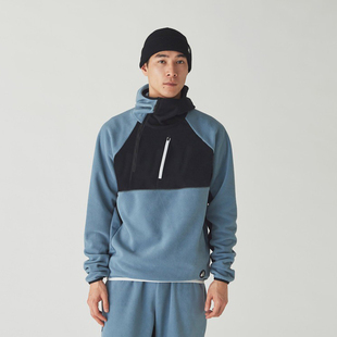 snowpeak雪峰2025秋冬MofM联名Fleece卫衣摇粒绒连帽套头衫男女款