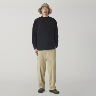 snowpeak雪峰2024秋休闲衬衫RW Transit男女款立领衬衣衬衫