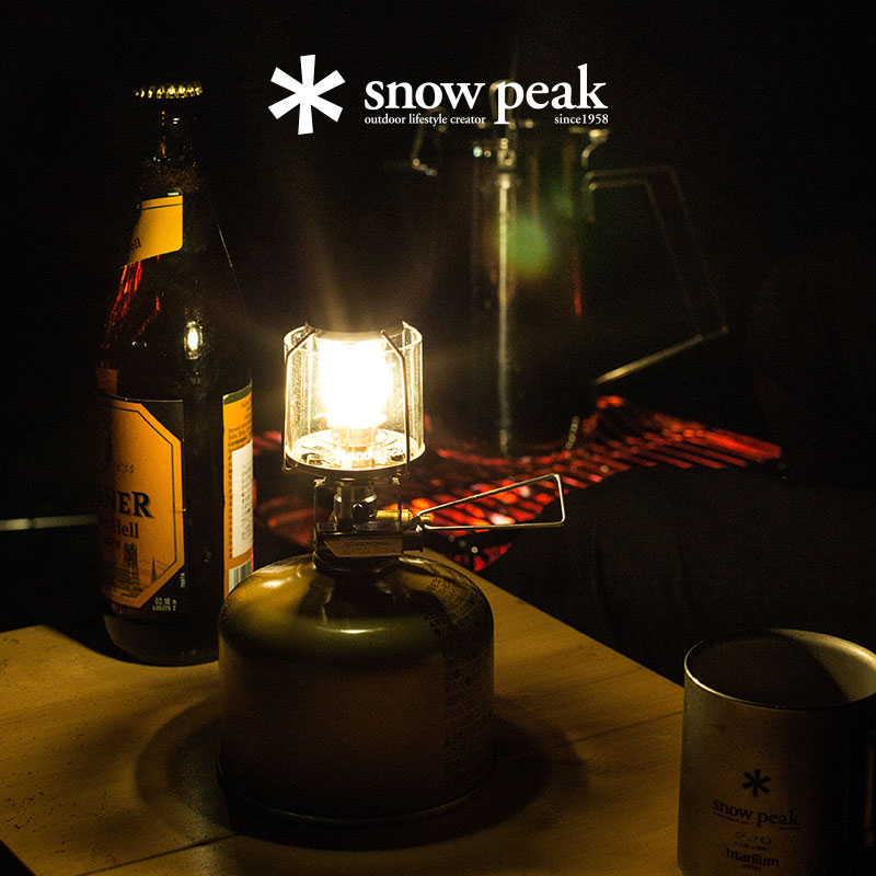 雪峰露营snowpeak自动瓦斯灯