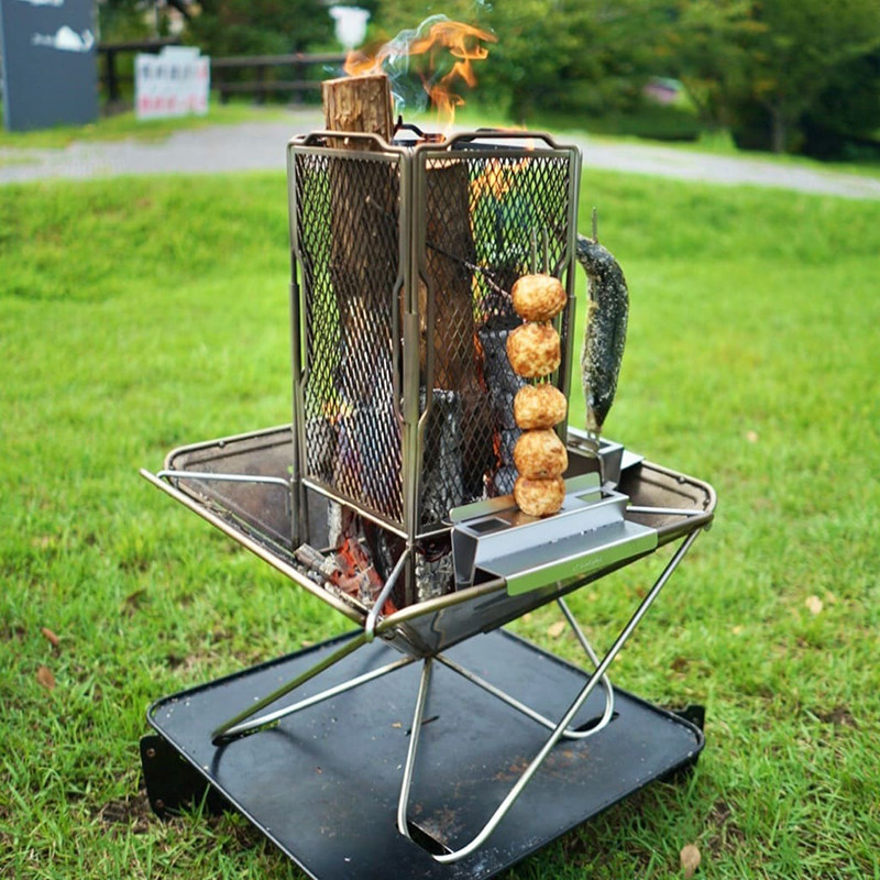 围炉折叠户外露营焚火台SnowPeak