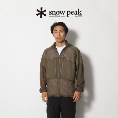 snowpeak雪峰2024春夏户外虫盾网面夹克防蚊虫外套轻薄男女款透气