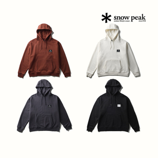 SnowPeak雪峰2025秋冬新款休闲连帽卫衣男女情侣款NSD-SW-25AU002