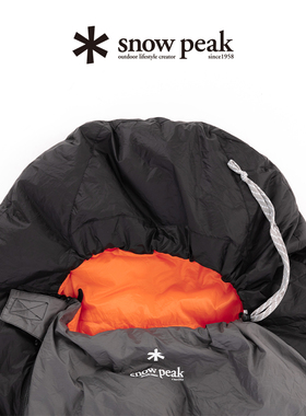 snowpeak雪峰露营户外单人防泼水轻量成人登山睡袋BDD-021/022