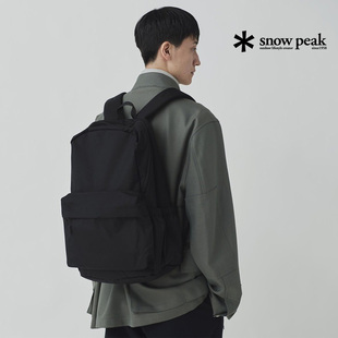 Snowpeak雪峰户外休闲双肩背包大容量旅行包男女同款 AC-25SU402