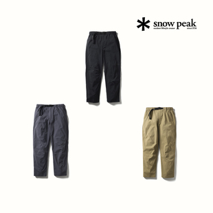 SnowPeak雪峰户外徒步登山裤男款休闲长裤爬山裤子NSD-PT-25AU001
