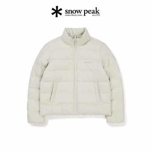 SnowPeak雪峰立领羽绒服女户外休闲轻量化秋冬保暖夹克外套