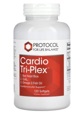 Protocol for Life Balance,Cardio Tri-Plex，120 粒软胶囊