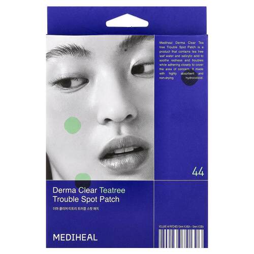 MEDIHEAL,Derma Clear Teatree Trouble Spot Patch, 44 Patches
