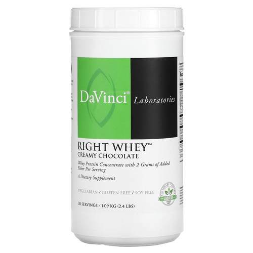 DaVinci Laboratories,Right Whey，奶油巧克力味，2.4 磅（1.09