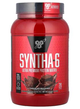 BSN,Syntha-6，超优质蛋白质基质，巧克力奶昔，2.91 磅（1.32 千