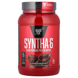BSN,Syntha-6,超优质蛋白质基质,巧克力奶昔,2.91 磅(1.32 千