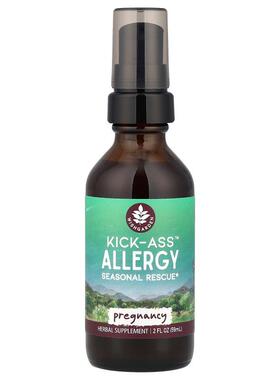 WishGarden Herbs,Kick-Ass™ 敏感支持，孕期，2 液量盎司（59 毫