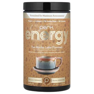 Perk Energy,棕色摩卡拿铁，14.4 盎司（402 克）