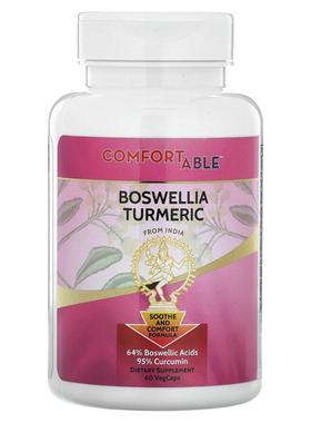 LifeTime Vitamins,Comfortable，乳香姜黄，60 粒素食胶囊