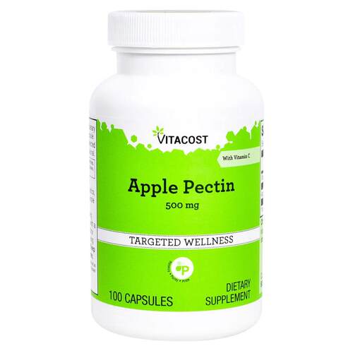 Vitacost,Apple Pectin, 500 mg, 100 Capsules