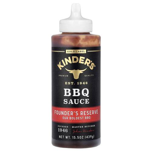 KINDER'S,Gold Label, BBQ Sauce, Founder's Reserve, 15.5 oz (