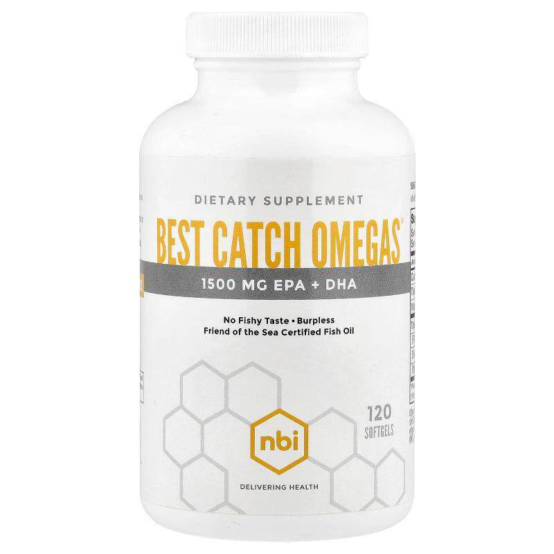 NBI Health,Best Catch Omegas®，120 粒软胶囊