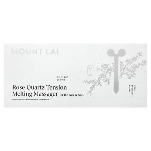 Mount Lai,蔷薇石英张力帮助按摩器，1 个面部滚轮